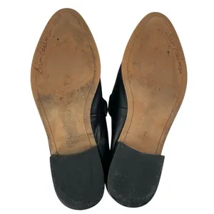 Sam Edelman Lewellyn Black Studded Leather Almond Toe Flats Loafer Mules Size 7 thumbnail 4
