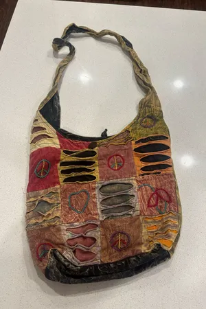 Patchwork multicolor shoulder bag Multiple thumbnail 1