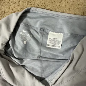 Nike Dri-FIT Tennis Skort Women Small Grey Peach Activewear Athletic Skirt Mini thumbnail 5