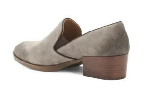 Sofft Velina Heeled Loafers Booties Grey Suede Size 7 NEW thumbnail 3