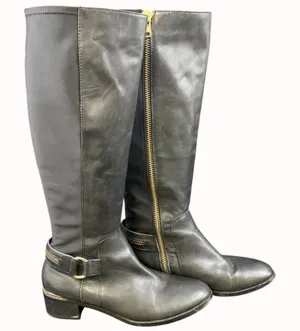 Steve Madden Ryperr Women's Black Riding Boots/Knee High Sz 9.5M SKU 5257 thumbnail 1