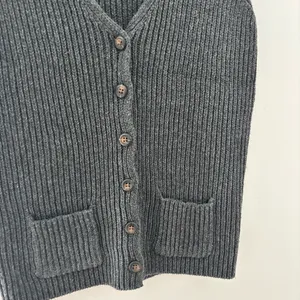 john galt/brandy melville dark grey sweater vest thumbnail 6