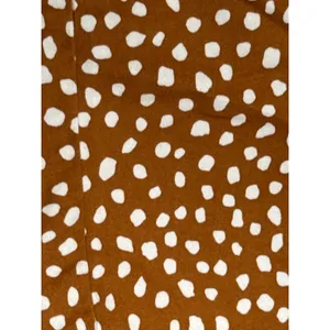 Ann Taylor LOFT Outlet Womens Rust Brown White Polka Dot Cotton Shorts Size 8‎ thumbnail 3