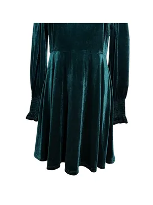NEW Baltic Born Tina Velvet Dress In Emerald Green Size Large thumbnail 8