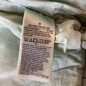 GAP Quilted Utility Belted Jacket In Green Dollar Size Medium thumbnail 12