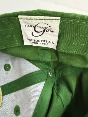 Cary Francis John Deere Green Baseball Cap with Yellow Logo thumbnail 7