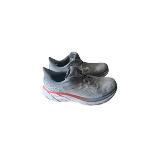 Hoka One One Clifton 8 1121375 Womens Sz 8.5D Running Shoes Grey Orange Sneakers thumbnail 3