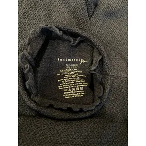 Free People Intimately Mara Mock Neck Bodysuit Womens XS/S Black Textured Boho thumbnail 8