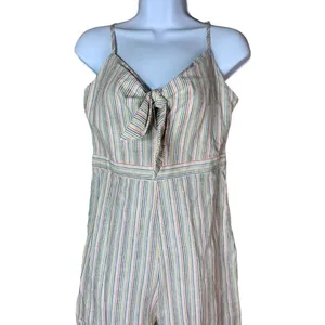 Olivaceous linen blend jumpsuit‎ thumbnail 2