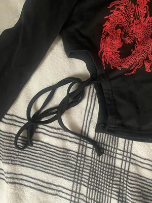 SheIn Long Sleeve Cropped Shirt thumbnail 3
