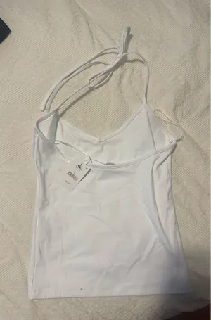 Cotton On Halter Tank White Top thumbnail 1