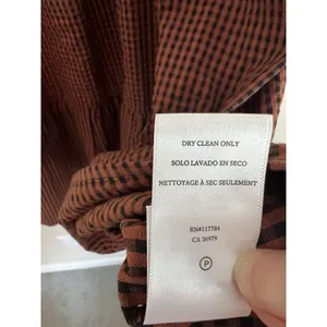 RAILS Dress Size‎ S Brown Black Khloe Russet Gingham Seersucker Mini Puff Sleeve thumbnail 11