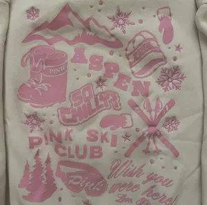 VS PINK Limited Edition Winter Ski Club Crewneck Sweatshirt thumbnail 3