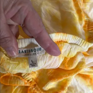 Earthbound Yellow and White Women's Skirt thumbnail 6