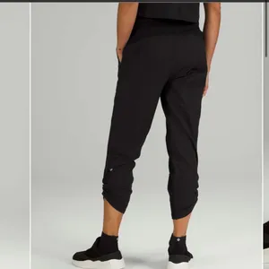 Lululemon Dance Studio Mid-Rise Crop 25" Black Pants Size 12 thumbnail 2