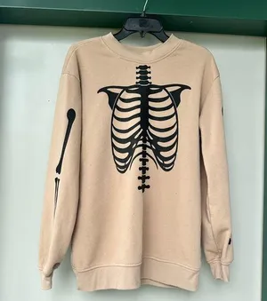 Halloween Sweatshirt. Tan Size M thumbnail 1