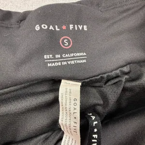 Goal Five Women Black Soccer Training Shorts Size Small Reflective Logo thumbnail 3