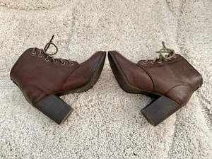 Brown Ankle Booties Size 6 thumbnail 8