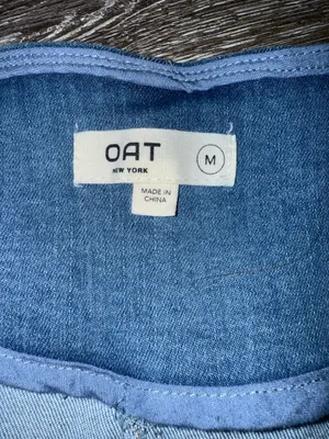 Oat Denim Vest Blue Size M thumbnail 2