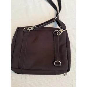 Baggallini Black‎ Nylon Multi Pocket Crossbody Travel Bag Organizer thumbnail 3