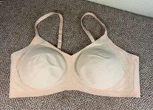 Honeylove Silhouette Wireless Lined Molded SAND Support Bra Size XL 38D/DD(E) thumbnail 1