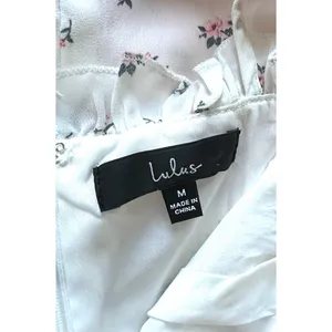 Lulus Be a Wildflower White Floral Print Tie-Strap Mini Dress thumbnail 8
