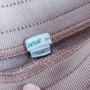 Aerie Cream Athletic Relaxed Shorts thumbnail 7