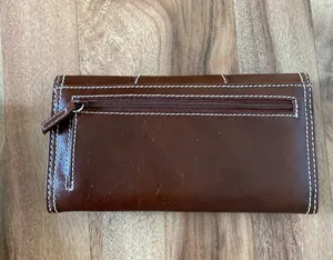 Nine West PVC Bag Brown handbag purse sholder straps + Matching Wallet NWOT thumbnail 9
