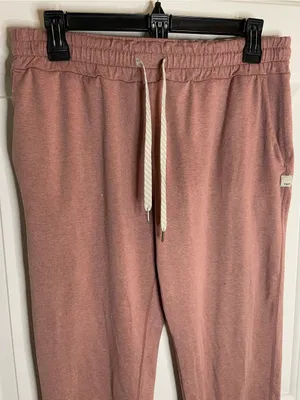 Vuori ladies active joggers in rosewood pockets drawstring athleisure no size thumbnail 5
