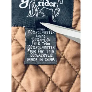 Goode Rider Equestrian Vest Womens Medium Removable Faux Fur Hood‎ Full Zip thumbnail 5