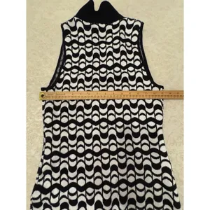 House of Harlow 1960 Size Medium Knit Polo Midi Dress Abstract thumbnail 8