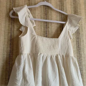 Urban Outfitters Baby Doll Top Summer Crop Top Shirt Womens Size Small White thumbnail 3