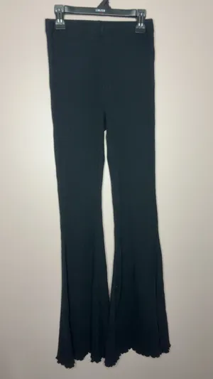 Aerie Kick-It Ribbed High-Waisted Super Flare Pants thumbnail 8