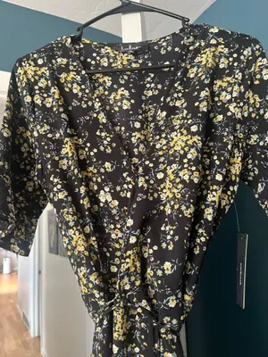 Lulus Floral Wrap Maxi Dress thumbnail 4