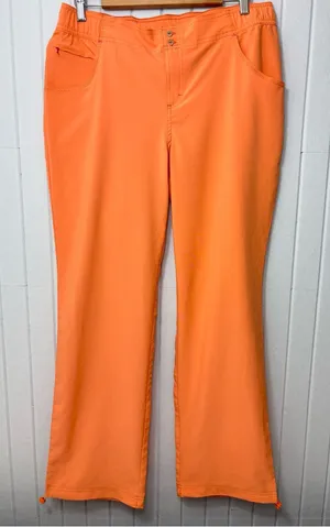 Bright Orange Women's Pants‎ Size L thumbnail 1
