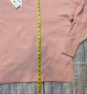 Treasure & Bond Pink Slit Side Oversized Sweater. Size Large. NWT thumbnail 8