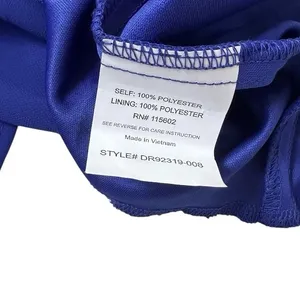 Lush Clothing Womens Size Medium Blue Dress Blouson Maxi Cap Sleeve Round Neck NWT | 27-3 thumbnail 7