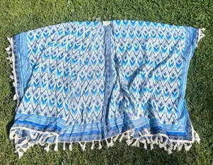 New Blue Tassel Coverup thumbnail 2