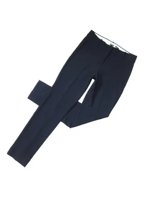 NWT J.Crew Full Length Cameron in Navy Blue Four Season Stretch Pants 2 thumbnail 2