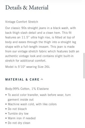 Ultra High Rise 90s Straight Jeans thumbnail 6