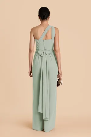 Birdy Grey Chiffon Gigi Dress Jumpsuit thumbnail 4