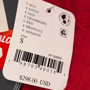 NEW With Tag Free People Movement Cranberry Red Shirr Enough Primaloft Insulated Puffer Coat Jacket Small thumbnail 10