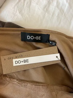 DO+BE Brown Leather Skort thumbnail 3