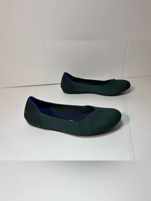 Rothy’s hunter green slip on flats shoe women size 7.5 thumbnail 2
