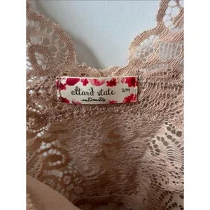Altar'd State Lace-Trim Bralette in Nude Tan Size Small thumbnail 2
