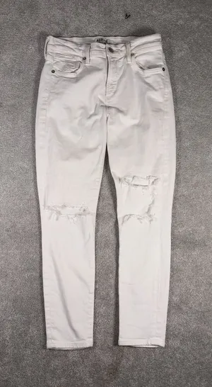Agolde Sophie Crop Jeans Size 26 White Skinny Distressed thumbnail 1