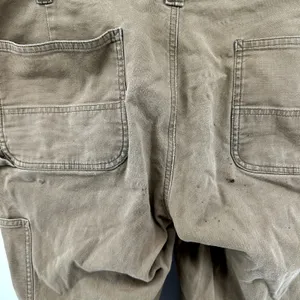 Carhartt Rugged Flex Original Fit Crawford Pants Straight Canvas Khaki Tan 16T thumbnail 6