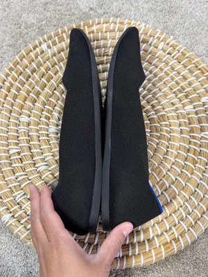 Rothy’s Women’s The Point II Knit Flat Shoes Comfort Washable in Black 8.5 thumbnail 8