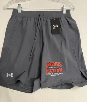 Under Armour Fitted Men’s Athletic Shorts Legends Nation Baseball thumbnail 1