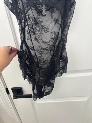 Skims lace bodysuit lingerie thumbnail 7